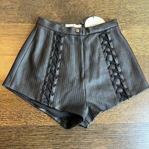 NWT black bootie shorts